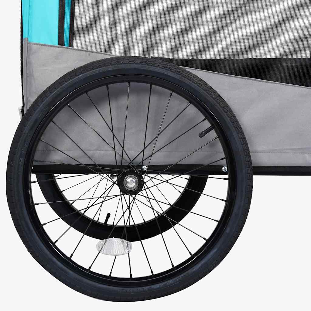 2-in-1 bicycle trailer for dogs and buggy and