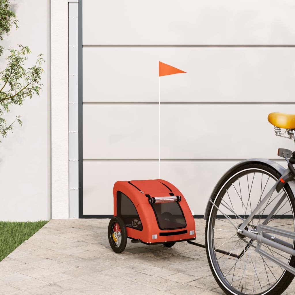 bicycle trailer for dogs, Oxford fabric and iron,