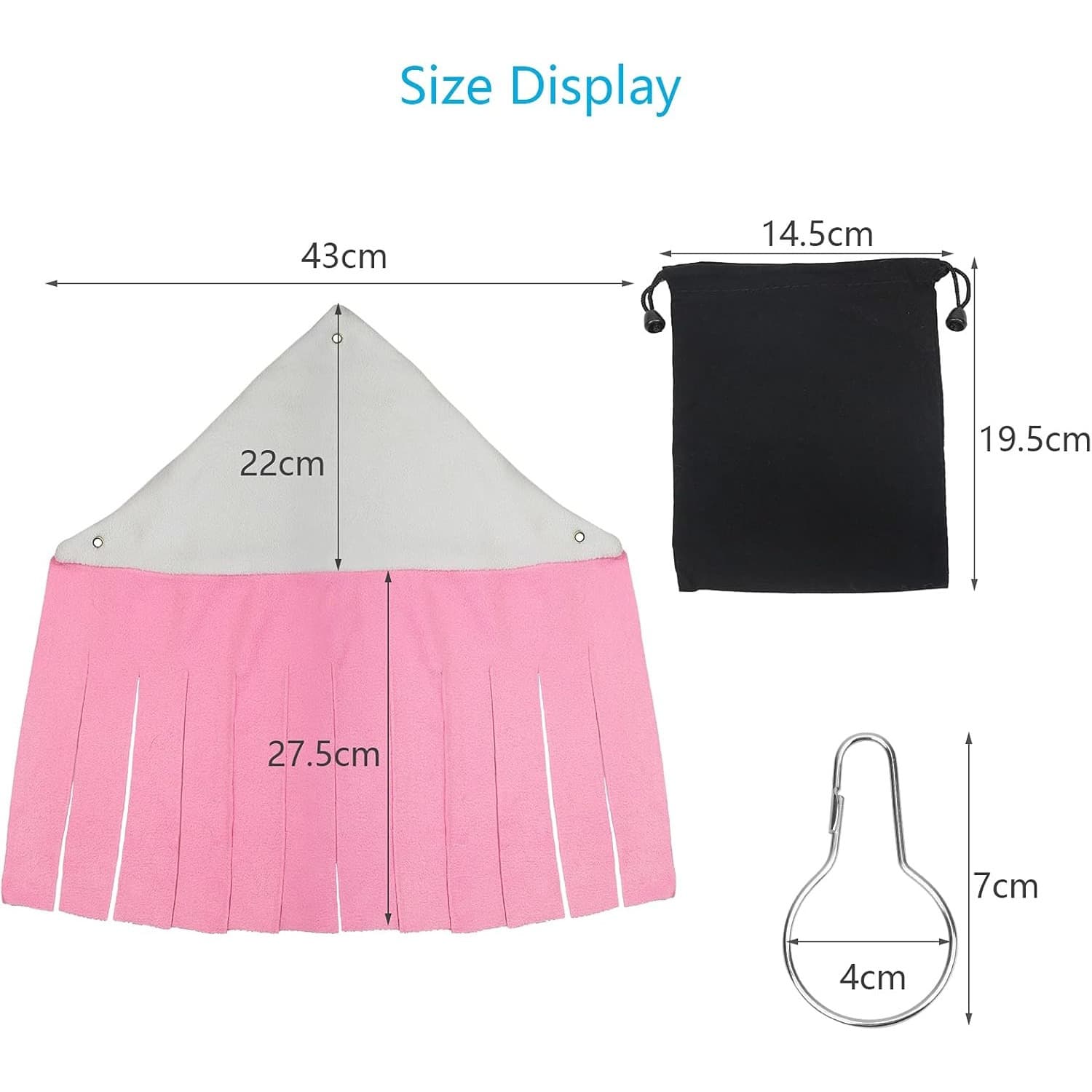 Pet Hammock, Rodent Tent, Hamster Bed, Small Animal Bed, Rat Sleeping